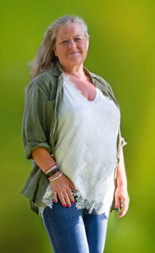 Profilbild Helena Silvertid, Silvertid Kommunikation AB. Digitaliserar VHS video och Super8 film i Galtabäck strax söder om Varberg.